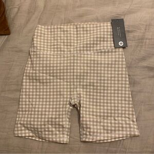 Astoria Activewear Gingham Biker Shorts